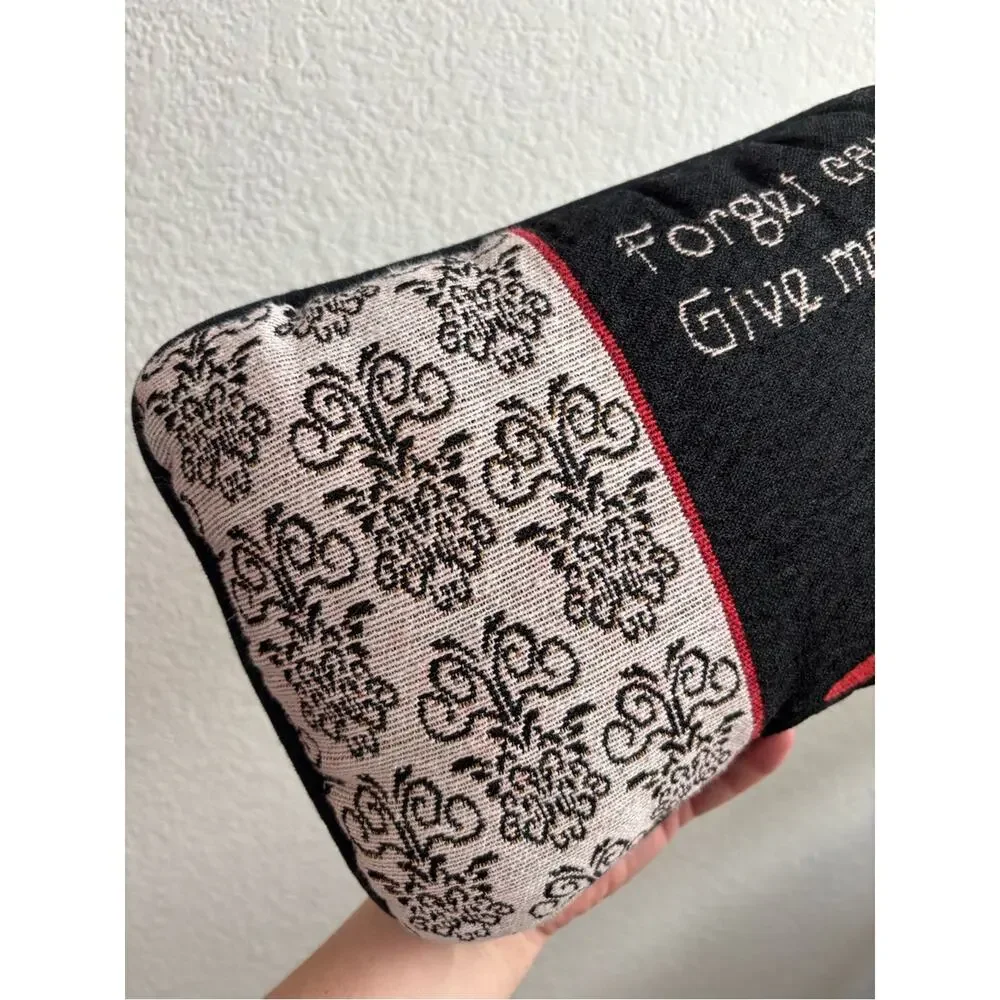 Y2K Forget Candy Give Me Shoes Mini Accent Pillow Fashion Diva Decor Terri Doma